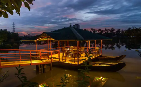 Raha Bamboo Lagoon Outdoor Sitting Area